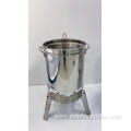 Stainless steel turkey pot with filter